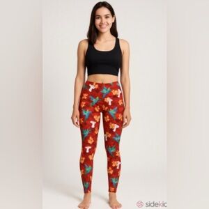 It's 5 o'clock somewhere Jimmy Buffett style Colorful Tropical Print Leggings
